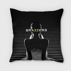 Подушка квадратная Brazzers - контрсвет, цвет: 3D-принт