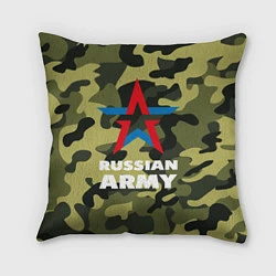 Подушка квадратная Russian army, цвет: 3D-принт
