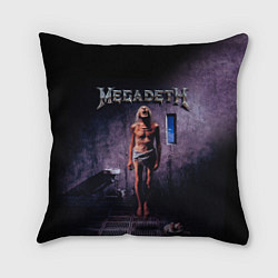 Подушка квадратная Megadeth: Madness, цвет: 3D-принт