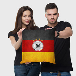 Подушка квадратная Сборная Германии, цвет: 3D-принт — фото 2