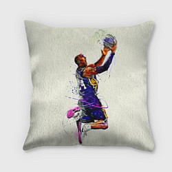 Подушка квадратная Kobe Bryant, цвет: 3D-принт