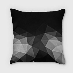 Подушка квадратная Abstract gray, цвет: 3D-принт