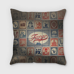 Подушка квадратная Fargo brands, цвет: 3D-принт