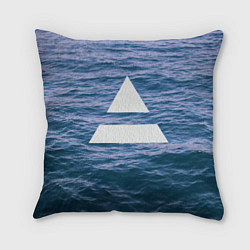Подушка квадратная 30 STM: Ocean, цвет: 3D-принт