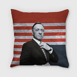 Подушка квадратная Kevin Spacey patriot