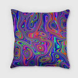 Подушка квадратная Цветная текстура 5, цвет: 3D-принт