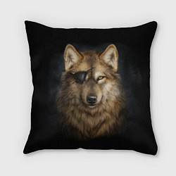 Подушка квадратная Морской волк, цвет: 3D-принт
