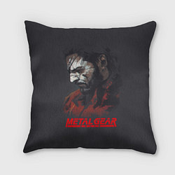 Подушка квадратная Metal Gear Solid, цвет: 3D-принт