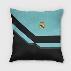 Подушка квадратная Real Madrid 2018 1, цвет: 3D-принт