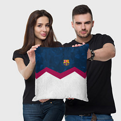 Подушка квадратная Barcelona FC: Sport, цвет: 3D-принт — фото 2