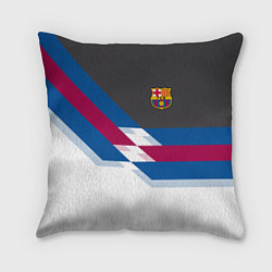 Подушка квадратная Barcelona FC: White style