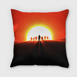 Подушка квадратная Redemption Sunset, цвет: 3D-принт