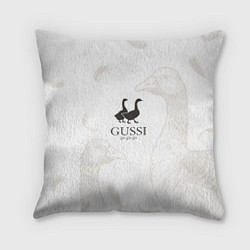 Подушка квадратная GUSSI Ga-Ga-Ga, цвет: 3D-принт
