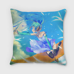 Подушка квадратная Vocaloid, цвет: 3D-принт