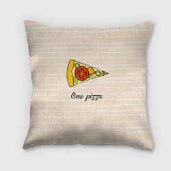 Подушка квадратная One Love - One pizza