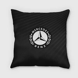 Подушка квадратная Mercedes-Benz, цвет: 3D-принт