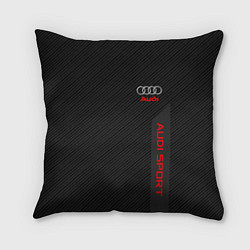 Подушка квадратная Audi: Sport Line, цвет: 3D-принт
