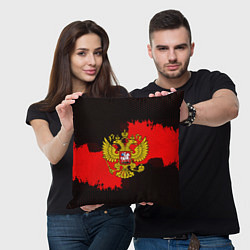 Подушка квадратная Russia: Red Collection, цвет: 3D-принт — фото 2