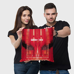 Подушка квадратная R6S: Red Back, цвет: 3D-принт — фото 2