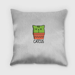 Подушка квадратная Cactus Catcus, цвет: 3D-принт