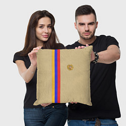 Подушка квадратная Armenia Style, цвет: 3D-принт — фото 2