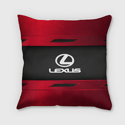 Подушка квадратная Lexus Sport, цвет: 3D-принт