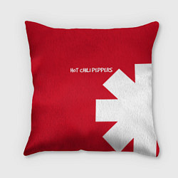 Подушка квадратная RHCP: Red Style, цвет: 3D-принт