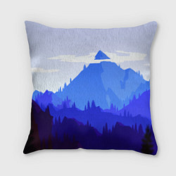 Подушка квадратная Firewatch: Cold Mountain, цвет: 3D-принт