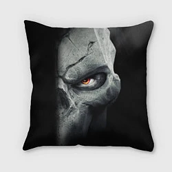 Подушка квадратная Darksiders Skull, цвет: 3D-принт