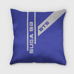 Подушка квадратная BTS: Suga 93, цвет: 3D-принт