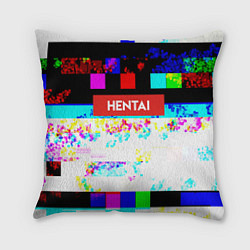 Подушка квадратная Hentai Glitch 2, цвет: 3D-принт