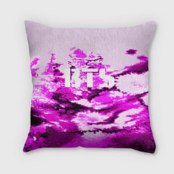 Подушка квадратная BTS: Purple Style, цвет: 3D-принт
