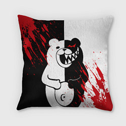 Подушка квадратная MONOKUMA, цвет: 3D-принт