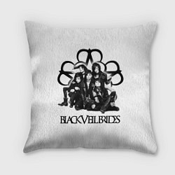 Подушка квадратная Black Veil Brides: Knives and Pens, цвет: 3D-принт