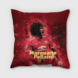 Подушка квадратная Marouane Fellaini, цвет: 3D-принт