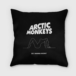 Подушка квадратная Arctic Monkeys: Do i wanna know?, цвет: 3D-принт
