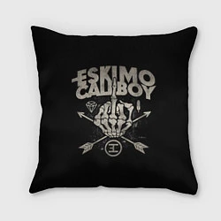 Подушка квадратная Eskimo Callboy: Bones, цвет: 3D-принт