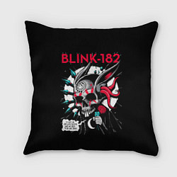 Подушка квадратная Blink-182: Death Punk, цвет: 3D-принт