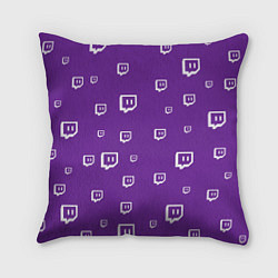 Подушка квадратная Twitch Pattern, цвет: 3D-принт