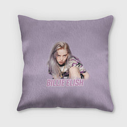 Подушка квадратная Billie Eilish, цвет: 3D-принт