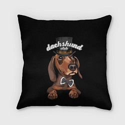 Подушка квадратная Dachshund Club, цвет: 3D-принт