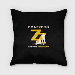 Подушка квадратная Brazzers Casting-producer, цвет: 3D-принт