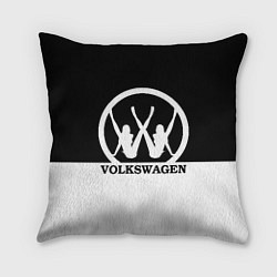Подушка квадратная Volkswagen girls, цвет: 3D-принт
