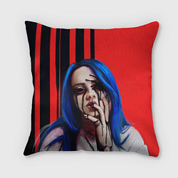 Подушка квадратная Billie Eilish: Demon, цвет: 3D-принт