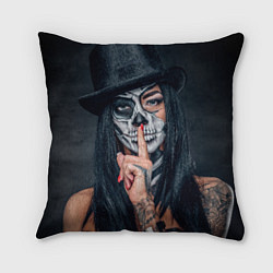 Подушка квадратная Девушка halloween