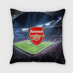 Подушка квадратная FC Arsenal, цвет: 3D-принт