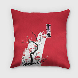 Подушка квадратная Сакура Айкидо