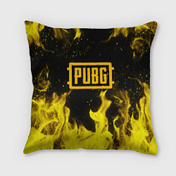 Подушка квадратная PUBG, цвет: 3D-принт