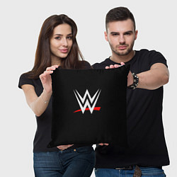 Подушка квадратная WWE, цвет: 3D-принт — фото 2