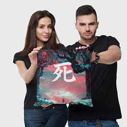 Подушка квадратная Sekiro shadows die twice, цвет: 3D-принт — фото 2